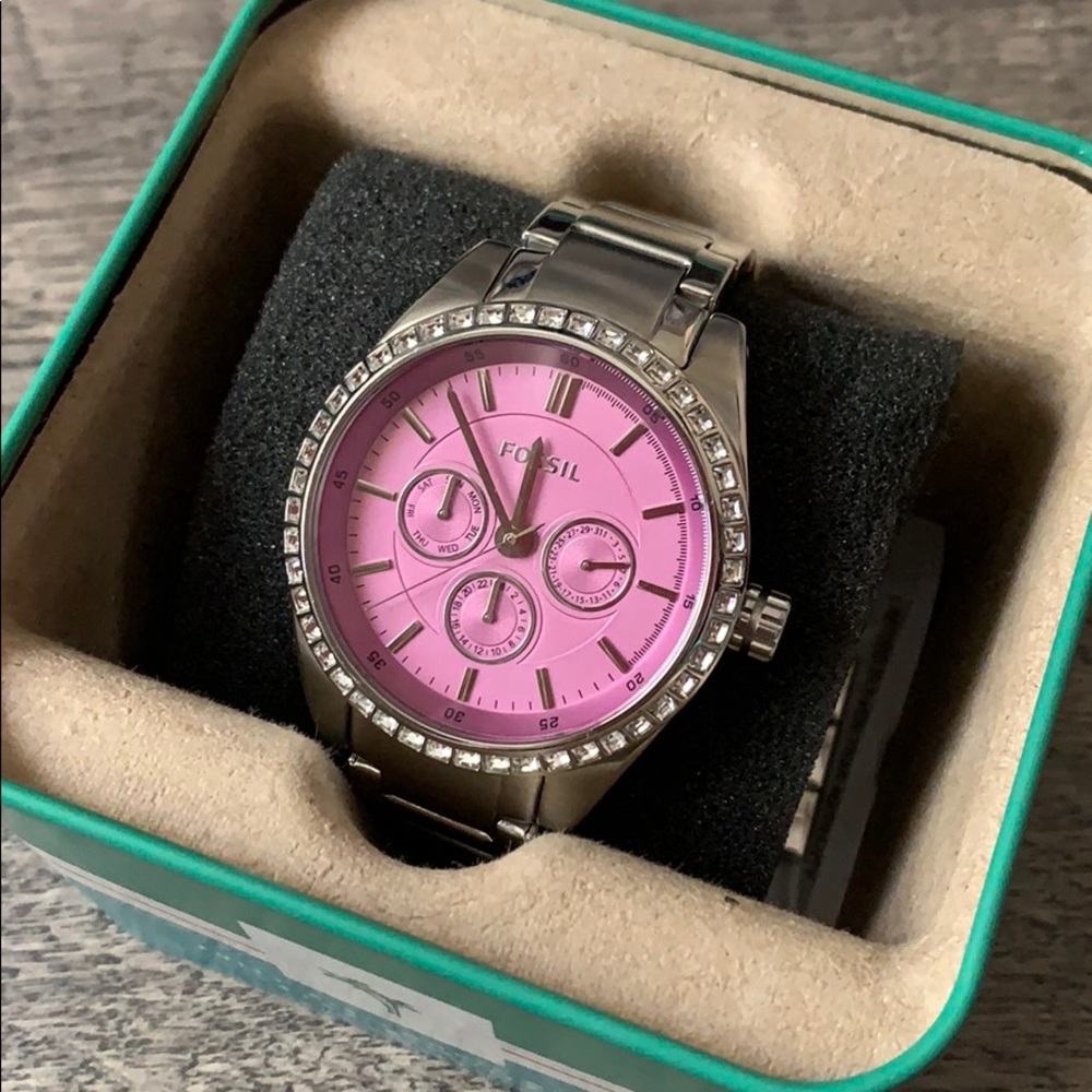 Fossil boyfriend watch! 💜